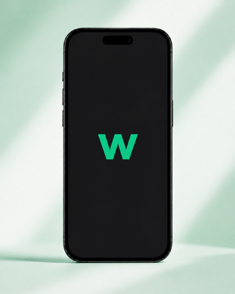 Realistic phone mockup